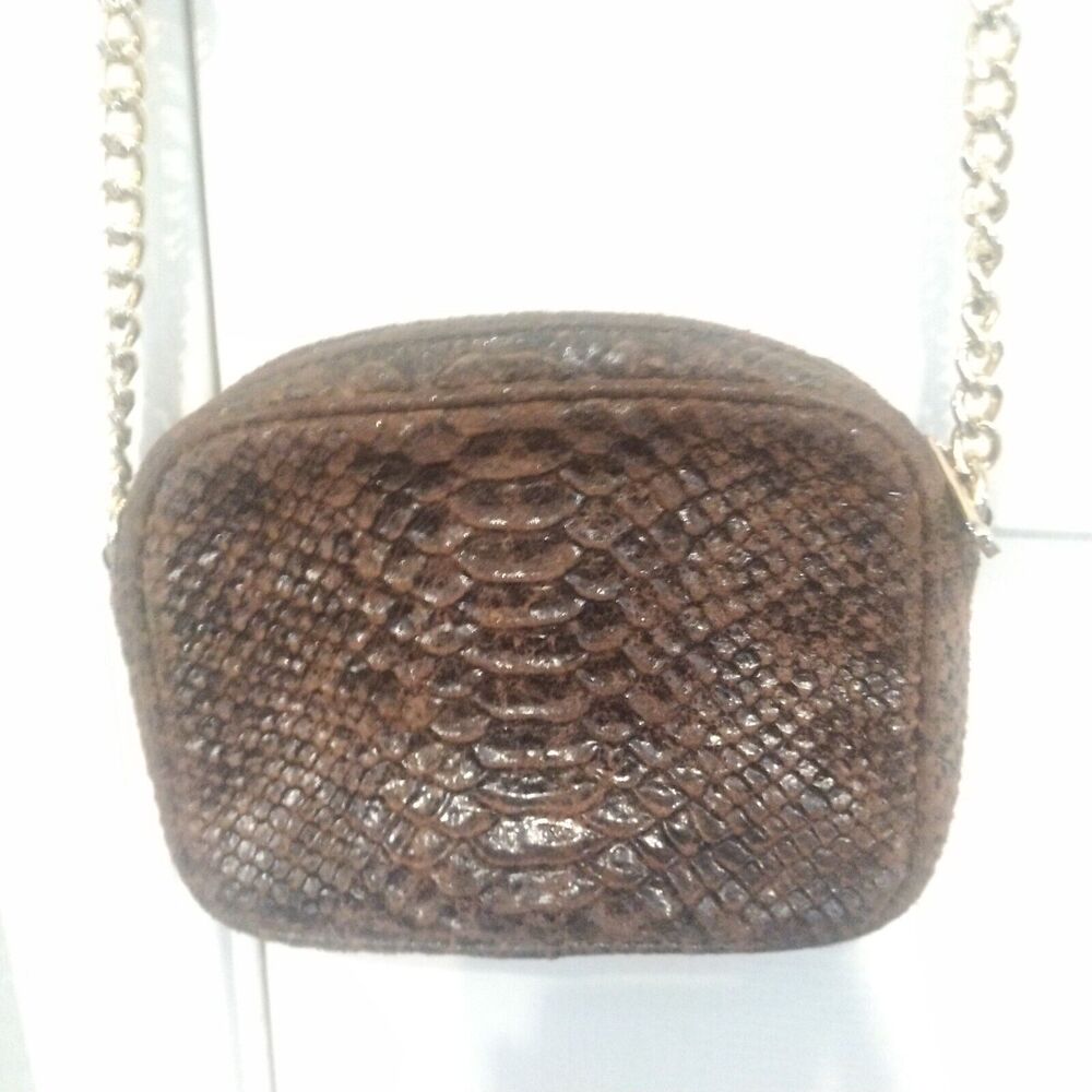 Michael Kors Women's Python Embossed Hamilton Lea… - image 2